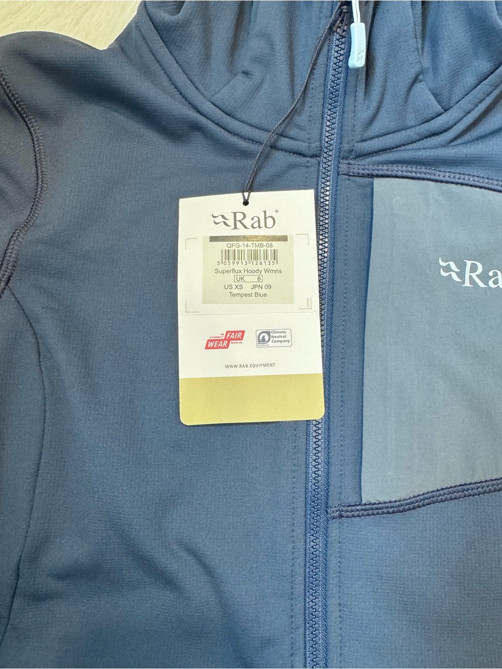 NWT Rab Superflux Hooded Jacket 💙 - Picture 3 of 7